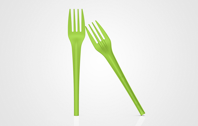 pla green fork