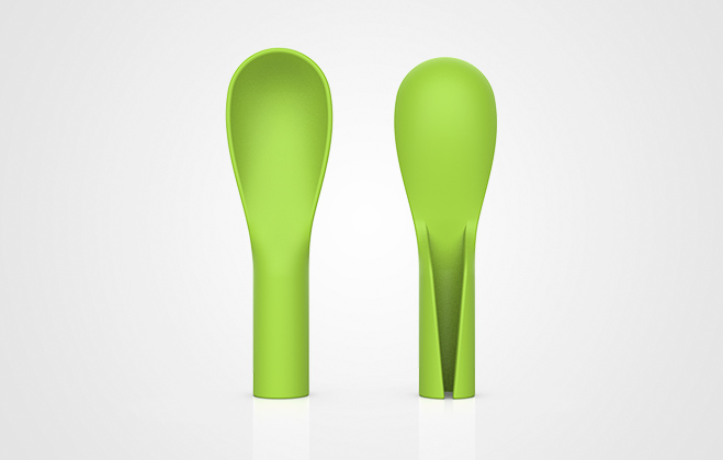 pla green stir spoon